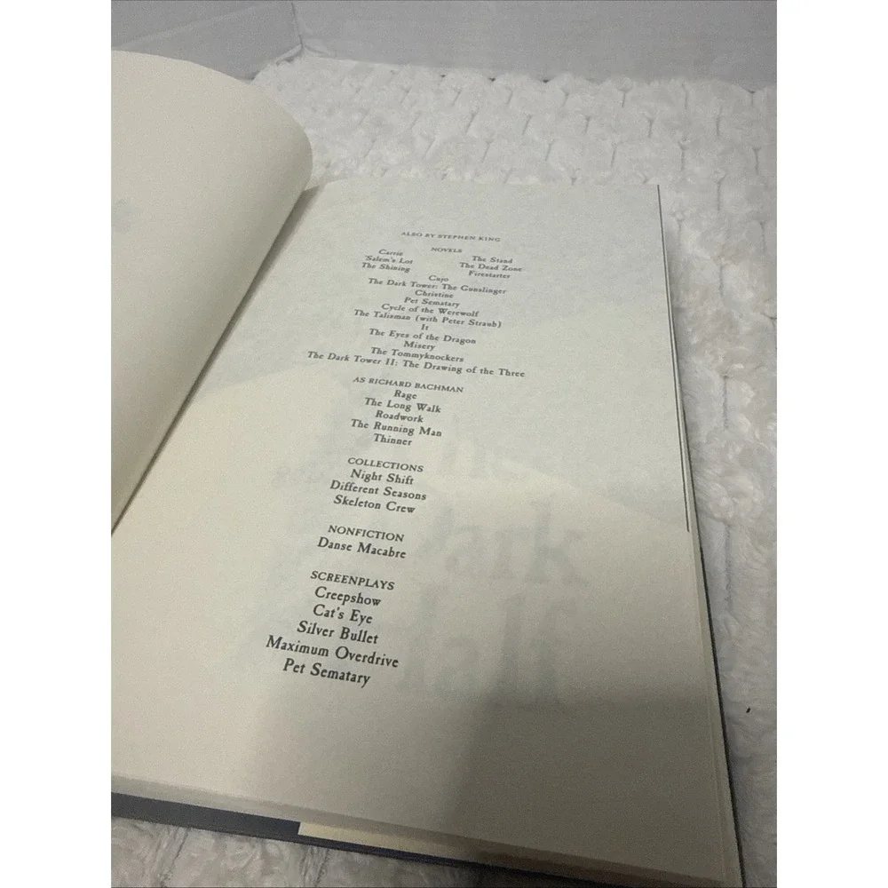 Stephen King-The Dark Half Hardcover Book 1989  First Edition First Printing DJ